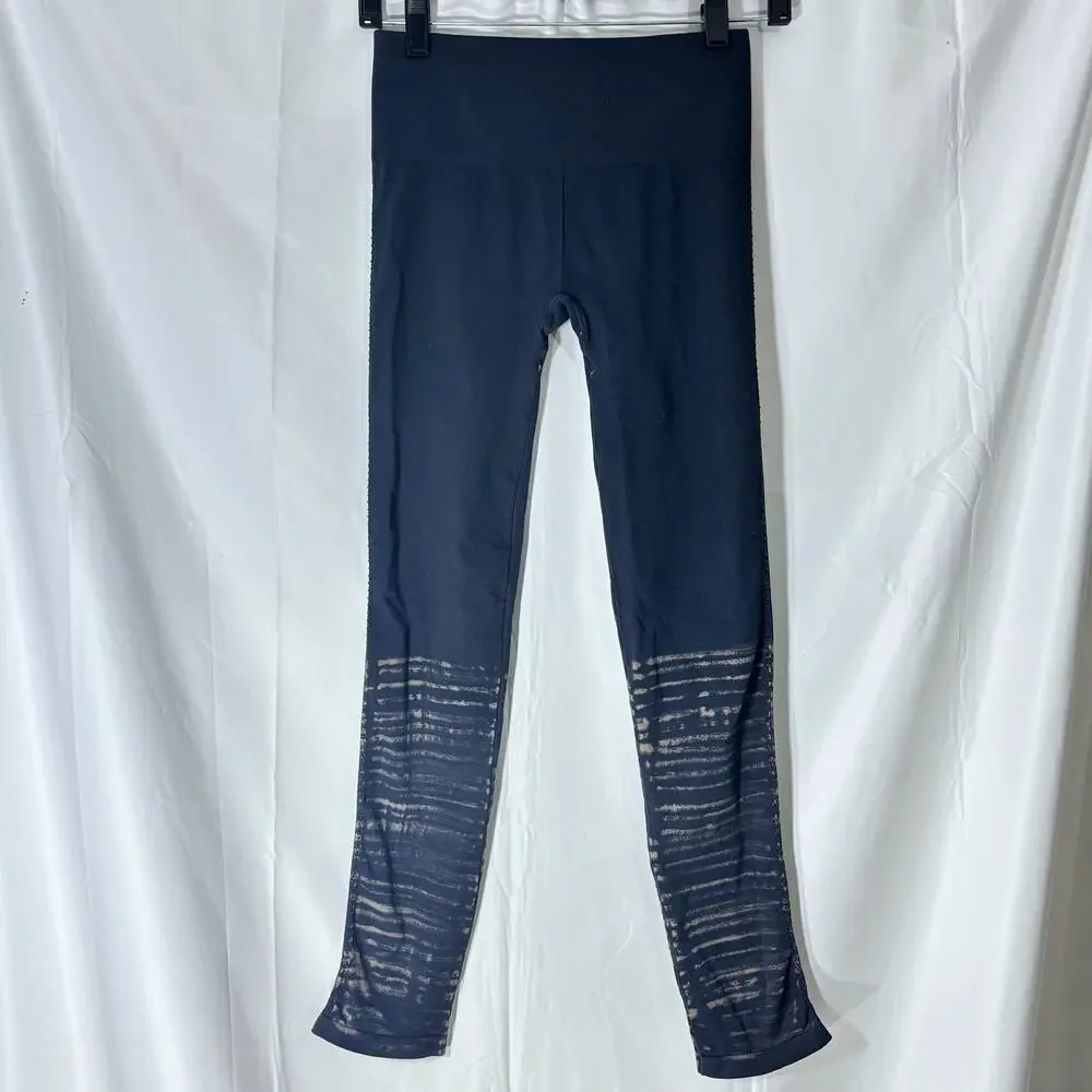 Free People Movement Good Karma Tie-Dye Leggings M/L High Rise 7/8 Activewear - Picture 2 of 6